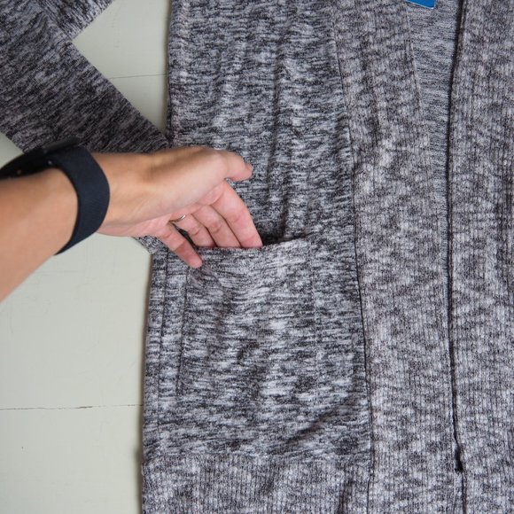 halls brushed knit two pocket cardigan